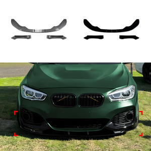 AMP-Z Front Bumper Lip Spiltter For BMW 1 Series F20 F21 LCI M-Pack 2015-2019
