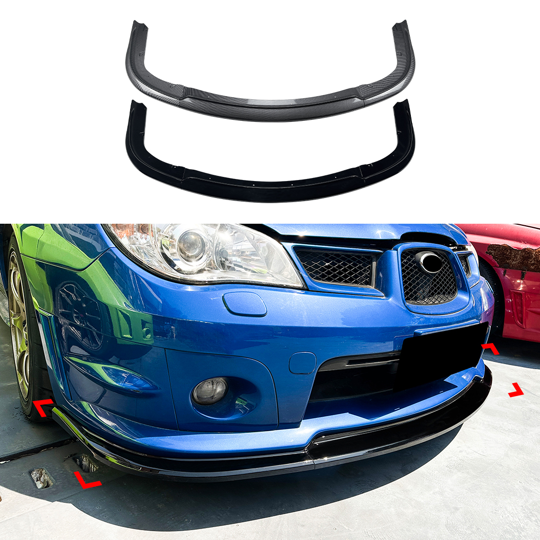AMP-Z Front Bumper Lip Spiltter For Subaru Impreza WRX STI 2006-2007