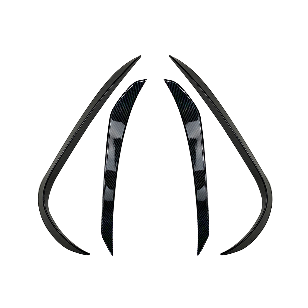 AMP-Z Front Bumper Fins Spoiler Canards For Mercedes Benz GLB Class X247 2019-2023
