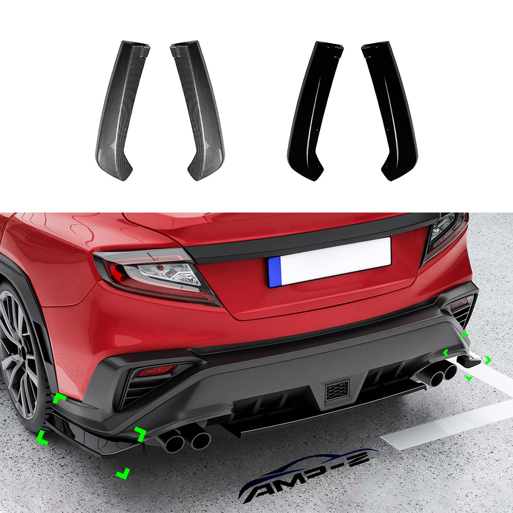 AMP-Z Rear Side Splitter Sticker For Subaru WRX STI VB 2022+