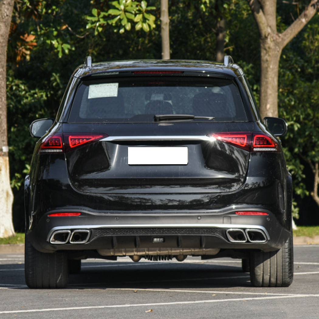 AMP-Z Rear Bumper Spoiler Lip For Mercedes Benz GLE Class W167 X167 AMG-Line 2019+