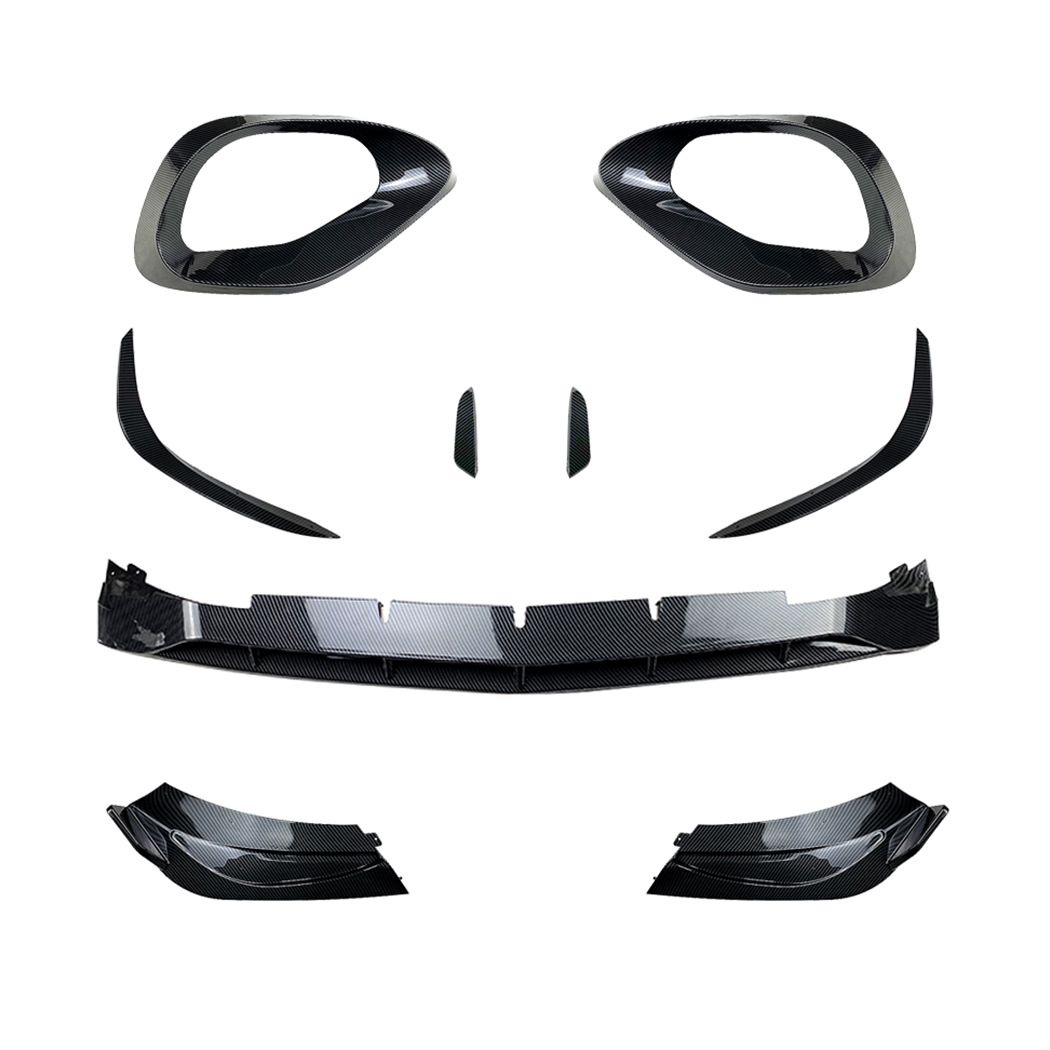 AMP-Z Front Bumper Lip Spiltter For Mercedes Benz C Class W206 AMG Line 2022+