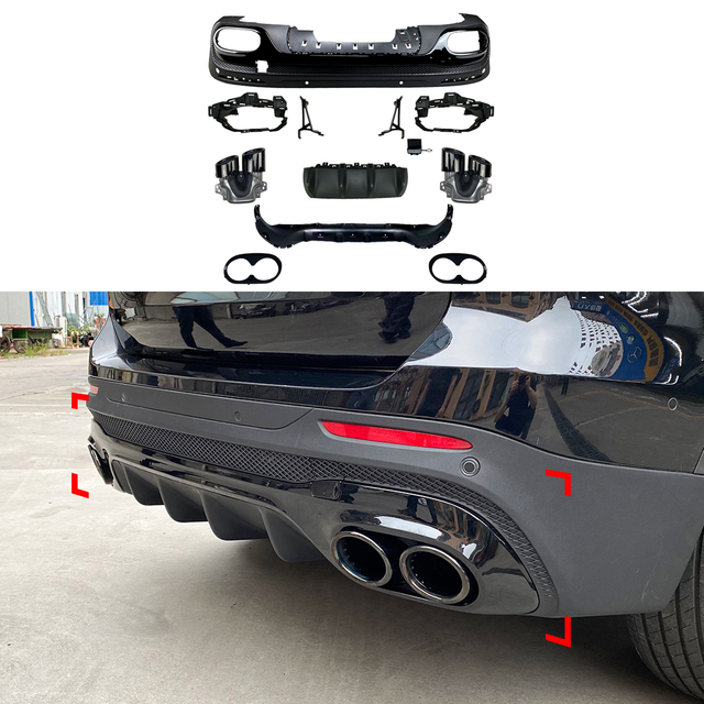 AMP-Z REAL PUMPER SPOILER LIP لـ Mercedes Benz GLB Class GLB X2 47 2019+