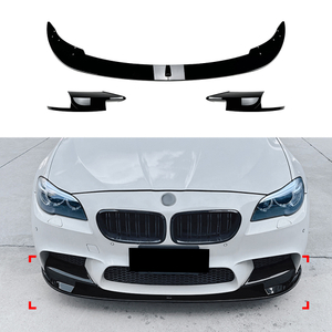 AMP-Z Front Bumper Lip Spiltter For BMW 5 Series F10 F11 M5 2011-2017