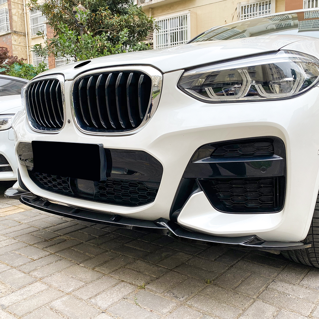 AMP-Z Front Bumper Lip Spiltter For BMW X3 G01 X4 G02 2018-2021