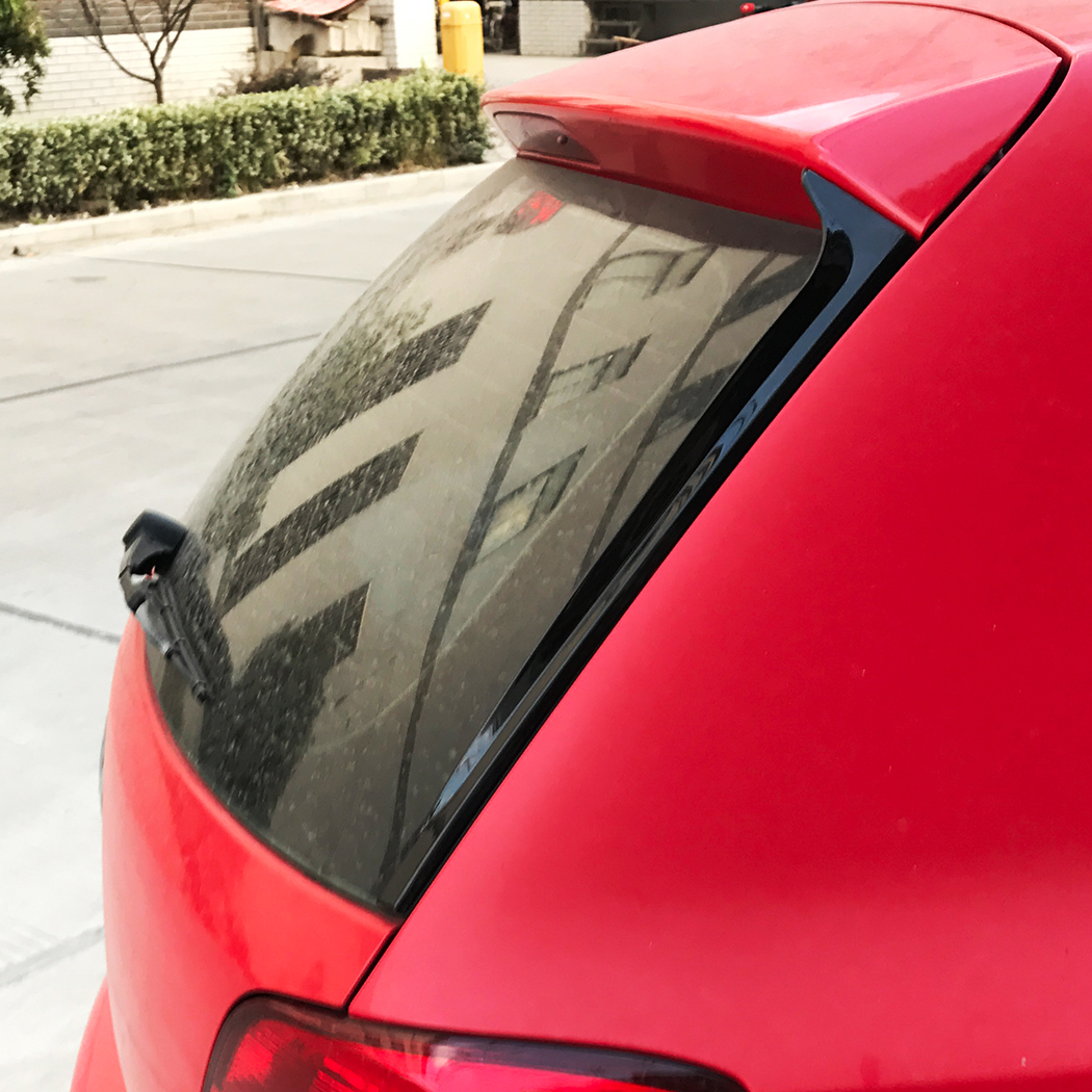 AMP-Z Rear Roof Wing Side Spoiler For VW Volkswagen Polo MK5 6R 6C 2010-2017
