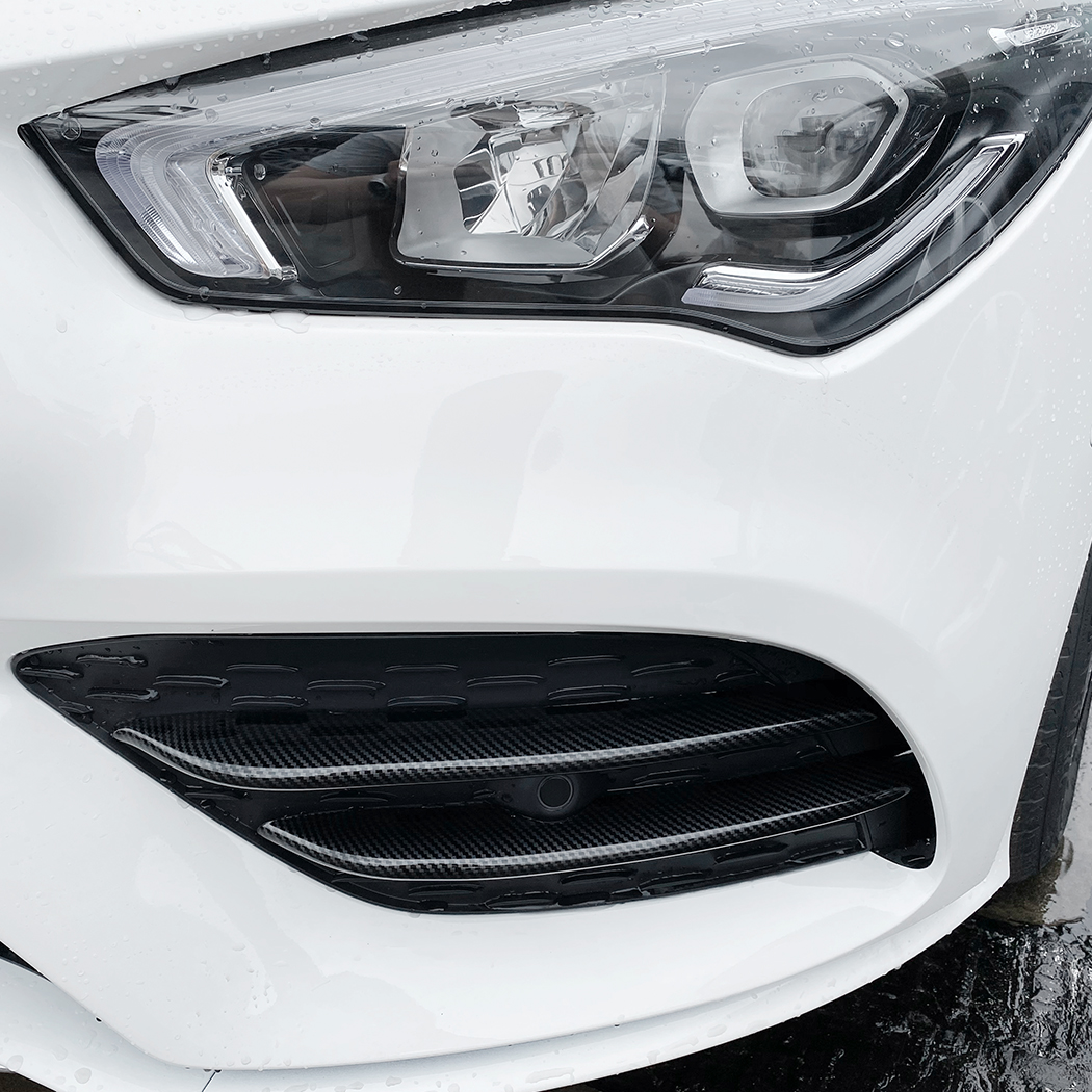 AMP-Z Front Bumper Fins Spoiler Canards For Mercedes Benz CLA Class C118 X118 2020+