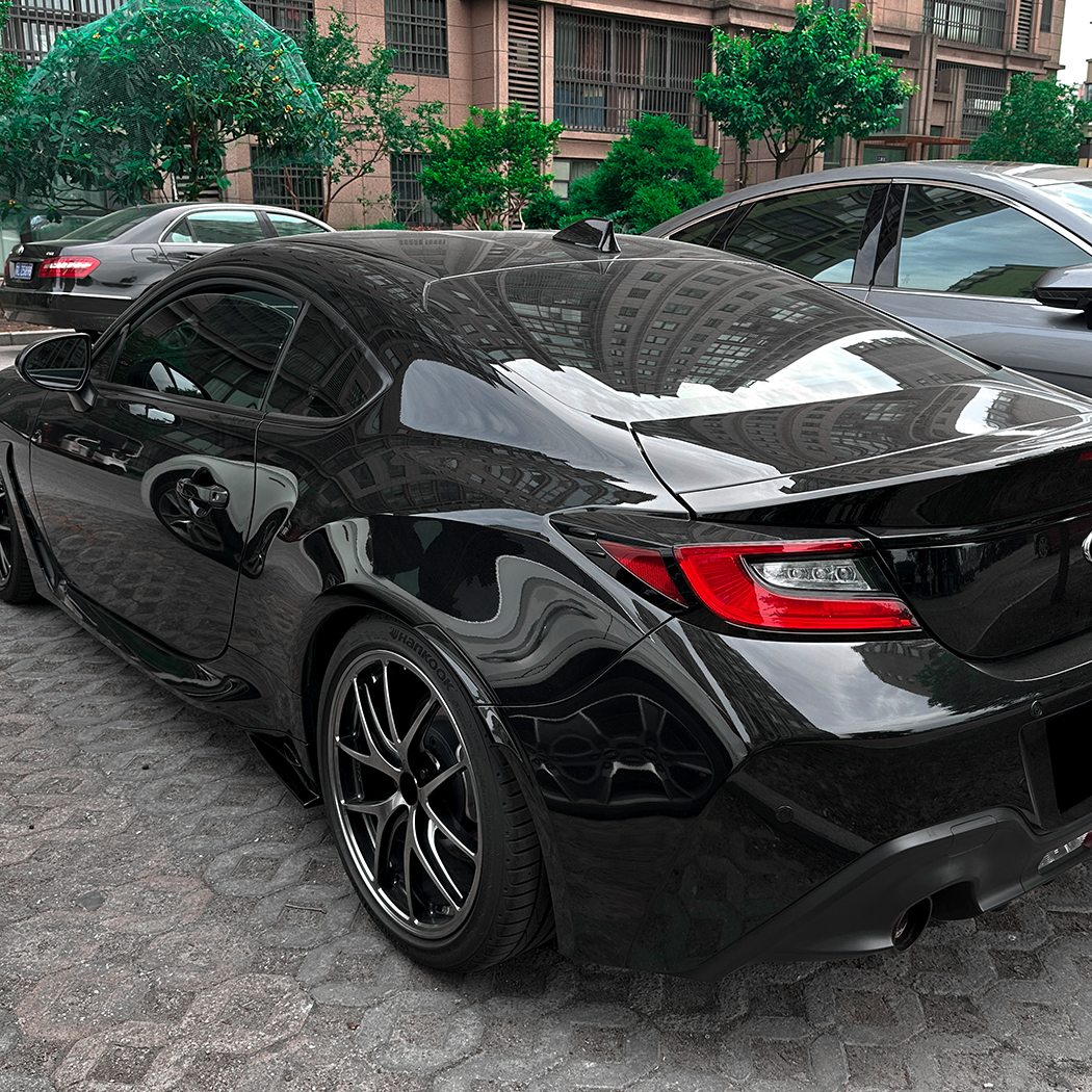 AMP-Z Front Side Splitter Sticker For Subaru BRZ For Toyota GR86 2022+