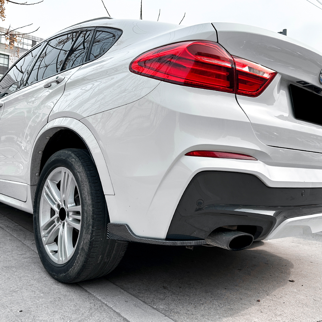 AMP-Z Rear Side Splitter Sticker For BMW X4 F26 M Sport 2014-2018