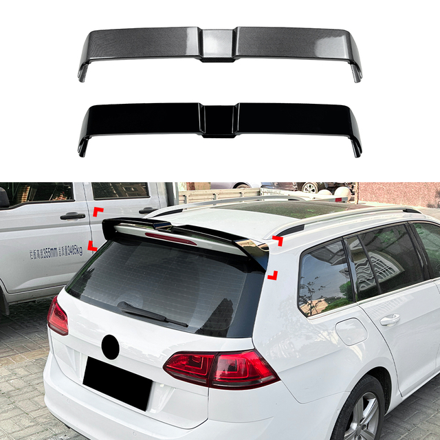AMP-Z Rear Roof Wing Spoiler For VW Volkswagen Golf MK7 7.5 Variant 2013-2019