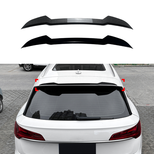 Spoiler da asa do telhado traseiro AMP-Z para Audi Q5 fy sline 2016-2024