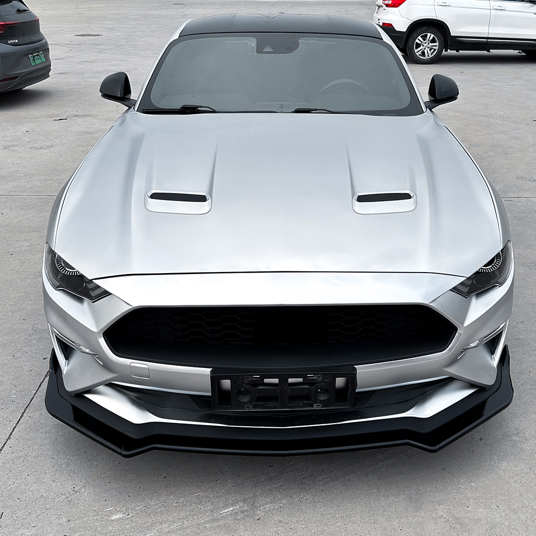 AMP-Z Front Bumper Lip Spiltter For Ford Mustang MK6.5 2018-2023