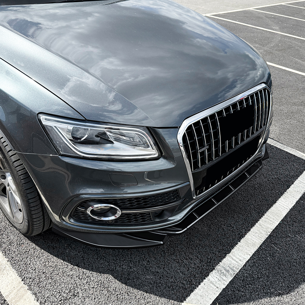 Amp-Z Front Bumper Lip Spilter per Audi Q5 8r Sline Facelift S Q5 2013-2016