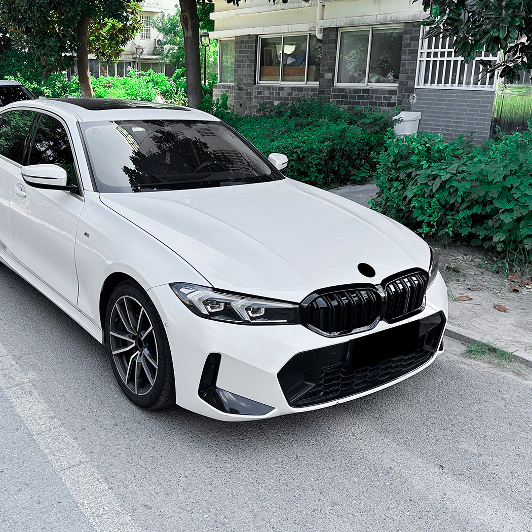 AMP-Z Front Bumper Grille Grill Black For BMW 3 Series G20 LCI 2023+