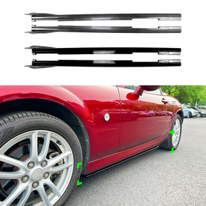 Mazda MX-5 Miata NC 2005-2015 için amp-z yan etek rocker paneli ayırıcı dudak