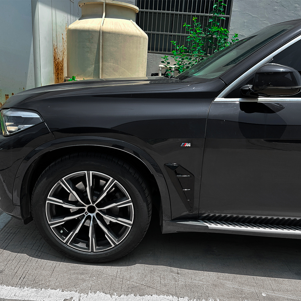 AMP-Z Fender Cover Trim Scoop Sticker For BMW X5 G05 Pre-Facelift M Sport 2019-2022