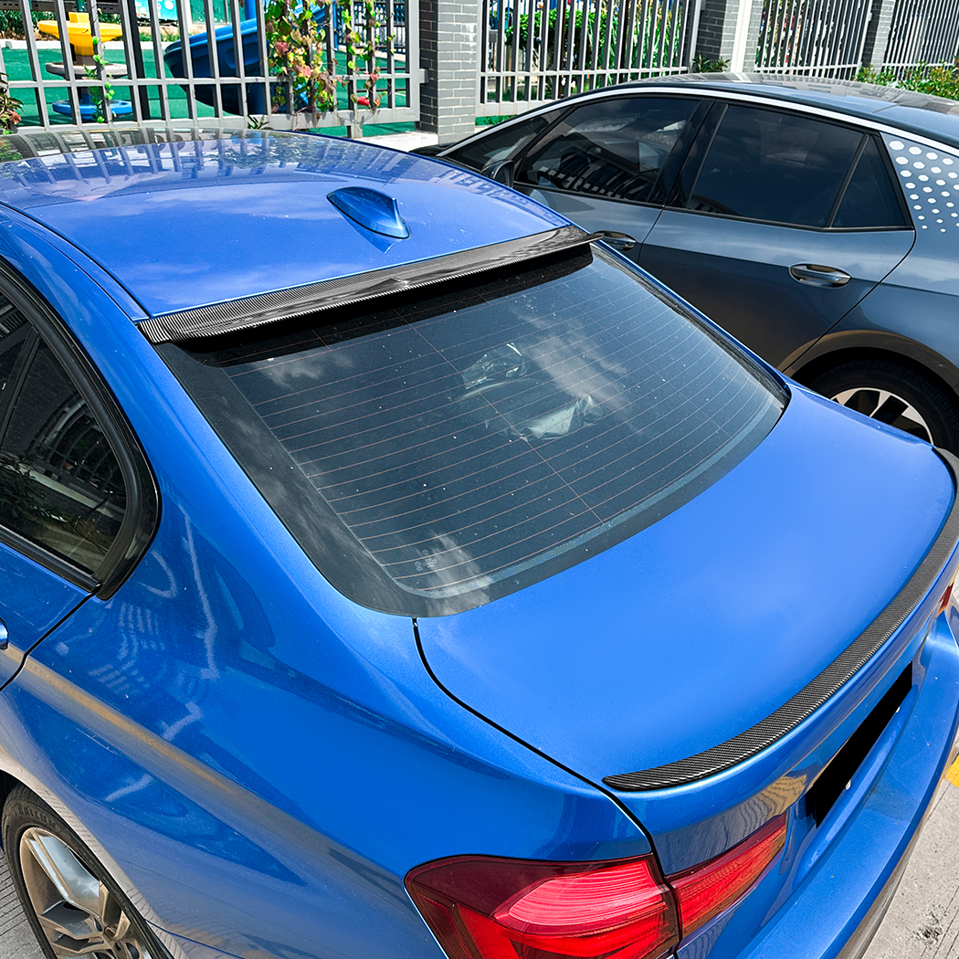 AMP-Z Rear Wing Spoiler Black For BMW 3 Series F30 2013-2019