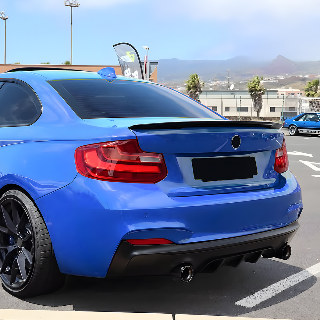 AMP-Z Rear Bumper Spoiler Lip For BMW 2 Series F22 F23 M Sport 2014-2019