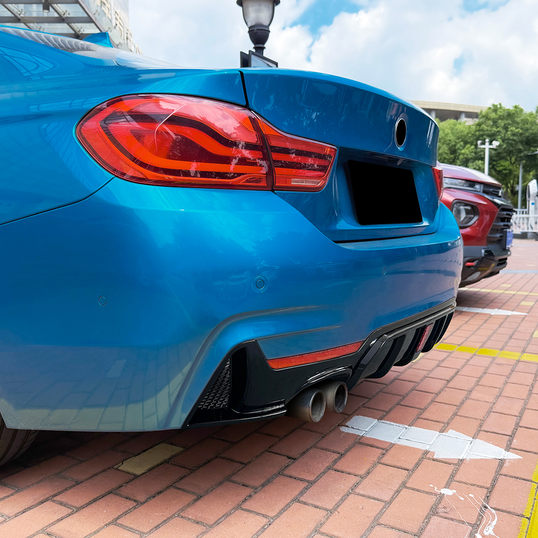 AMP-Z Rear Bumper Spoiler Lip For BMW 4 Series F32 F33 F36 M Sport 2014-2020