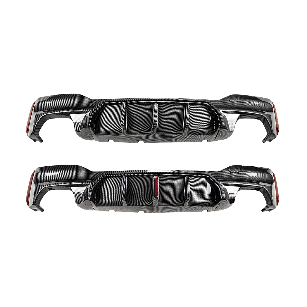 AMP-Z Rear Bumper Spoiler Lip Black For BMW 5 Series G30 G31 M Sport 2018-2023