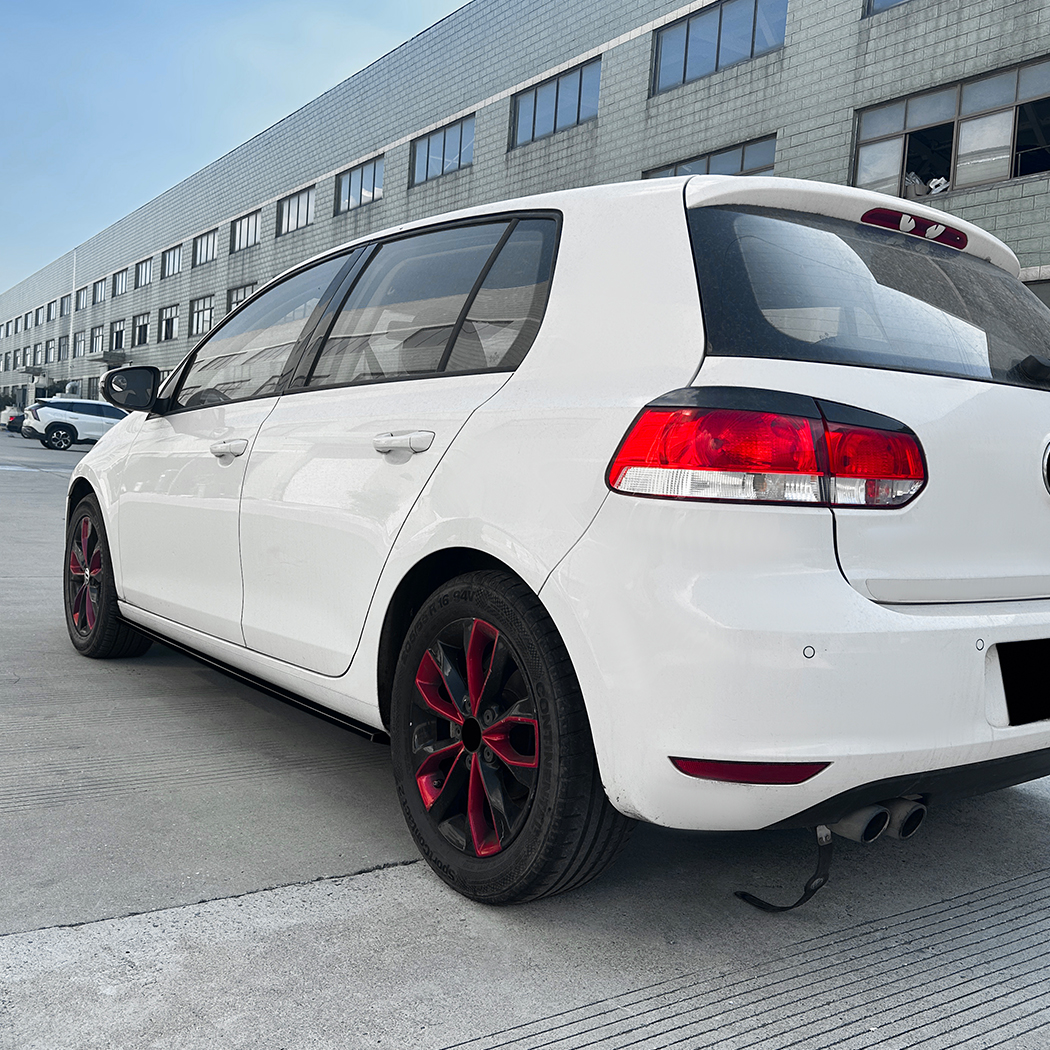 AMP-Z Side Skirt Rocker Panel Splitter Lip For VW Volkswagen Golf MK6 Standard 2008-2012