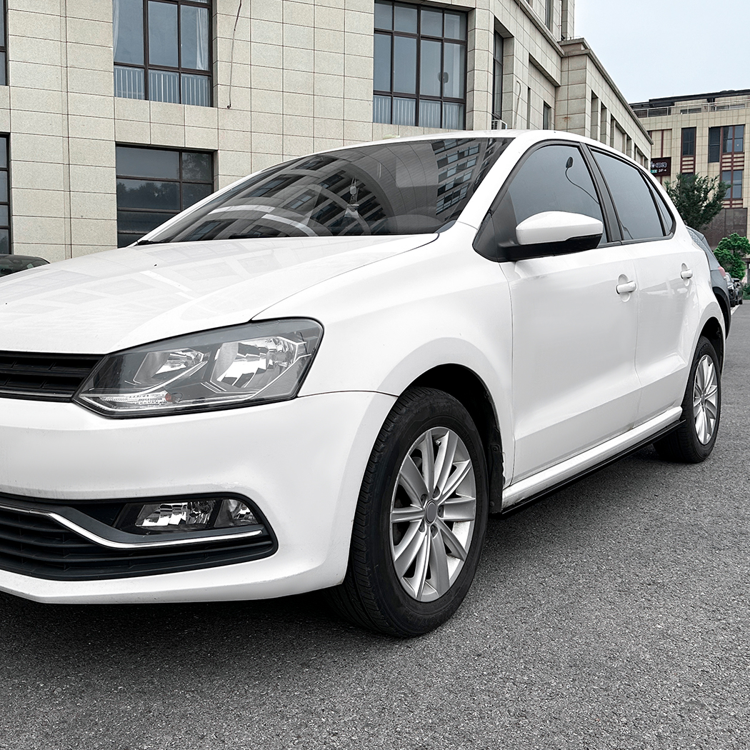 AMP-Z Side Skirt Rocker Panel Splitter Lip For VW Volkswagen Polo 6R 6C Standard 2009-2017