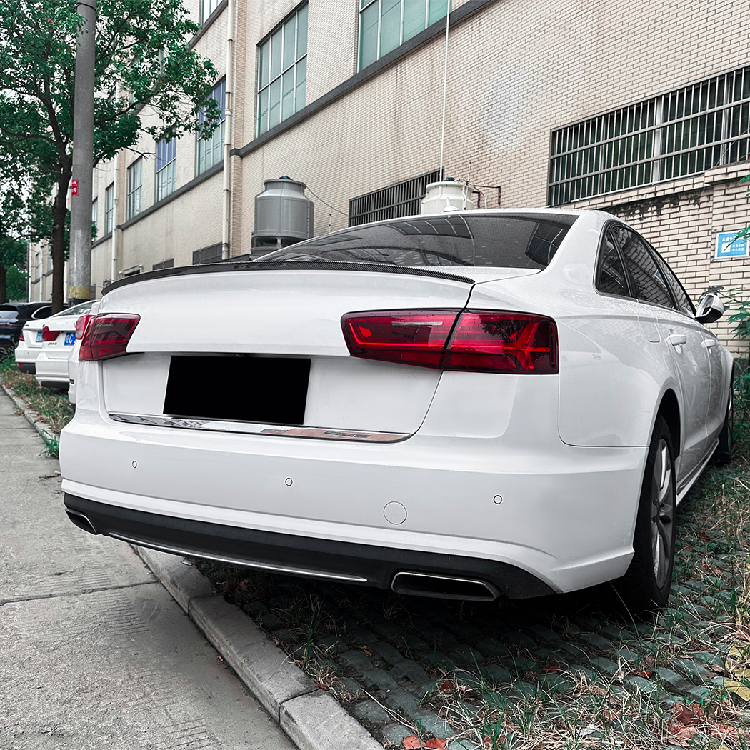 AMP-Z Rear Wing Spoiler For Audi A6 S6 C7 2012-2018