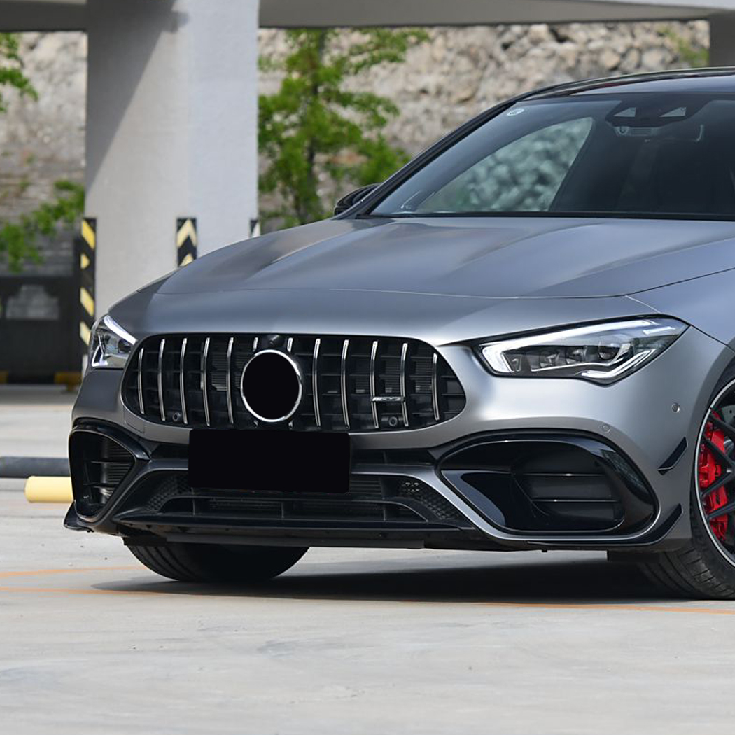 AMP-Z Front Bumper Grill For Mercedes Benz CLA Class C118 AMG Line 2020+