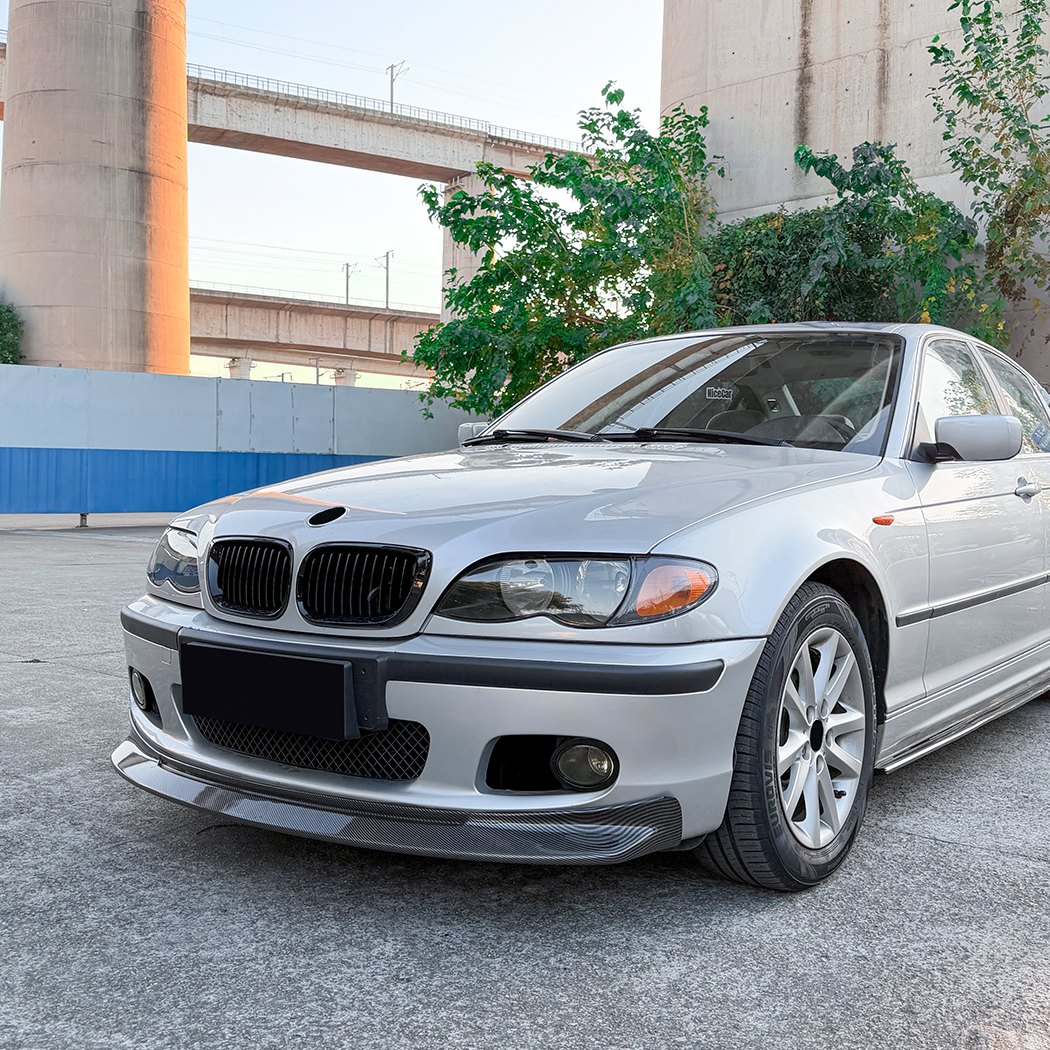 AMP-Z Front Bumper Lip Splitter For BMW 3 Series E46 M Sport 2-Doors/4-Doors 1998-2005
