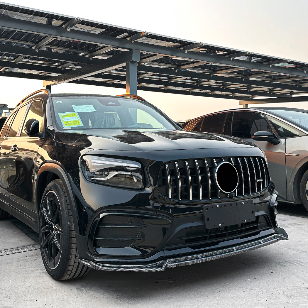 AMP-Z Front Bumper Lip Spiltter For Mercedes Benz GLB Class X247 Facelift AMG Line 2024+