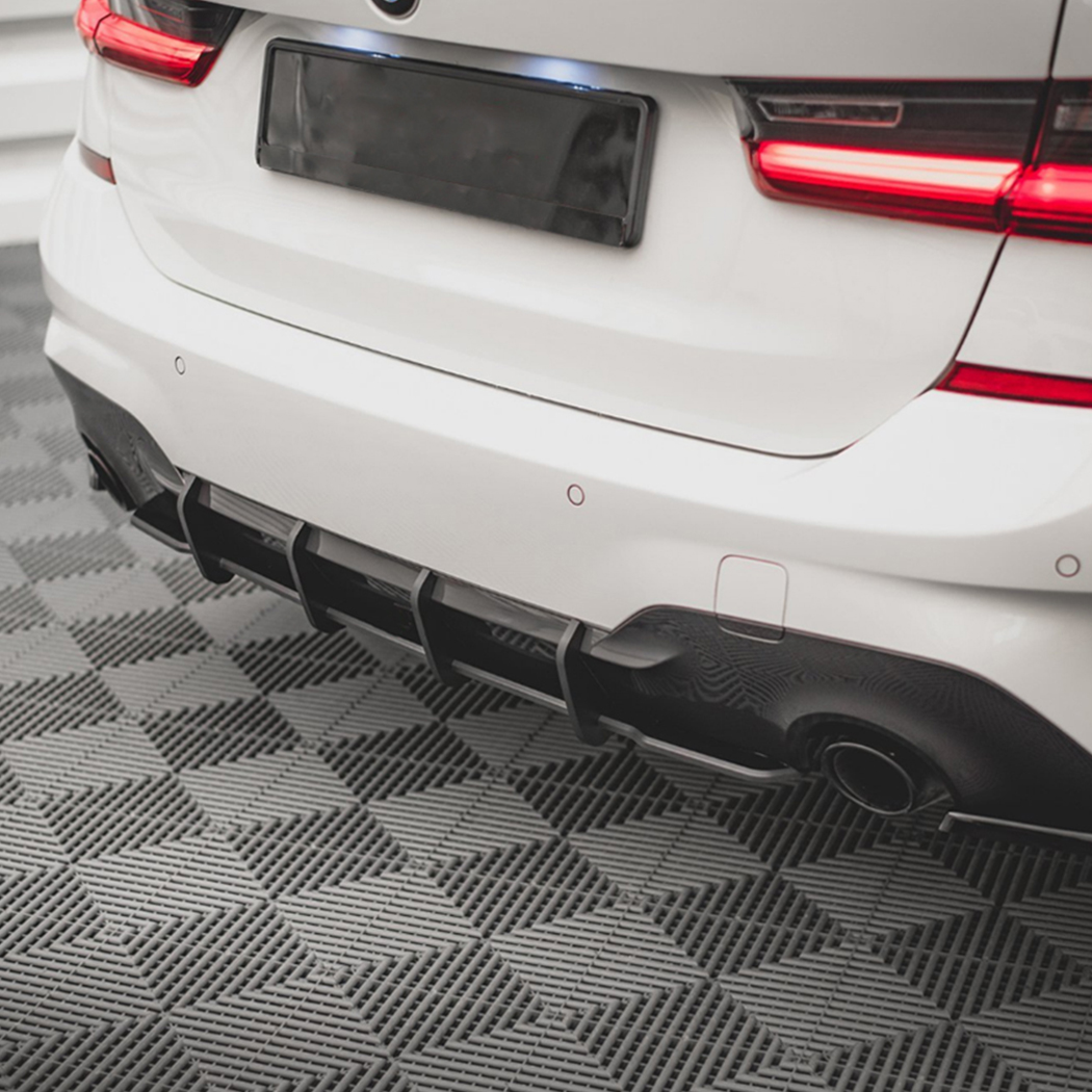 AMP-Z Rear Bumper Spoiler Diffuser Valance Lip For BMW 3 Series G20 2019-2022