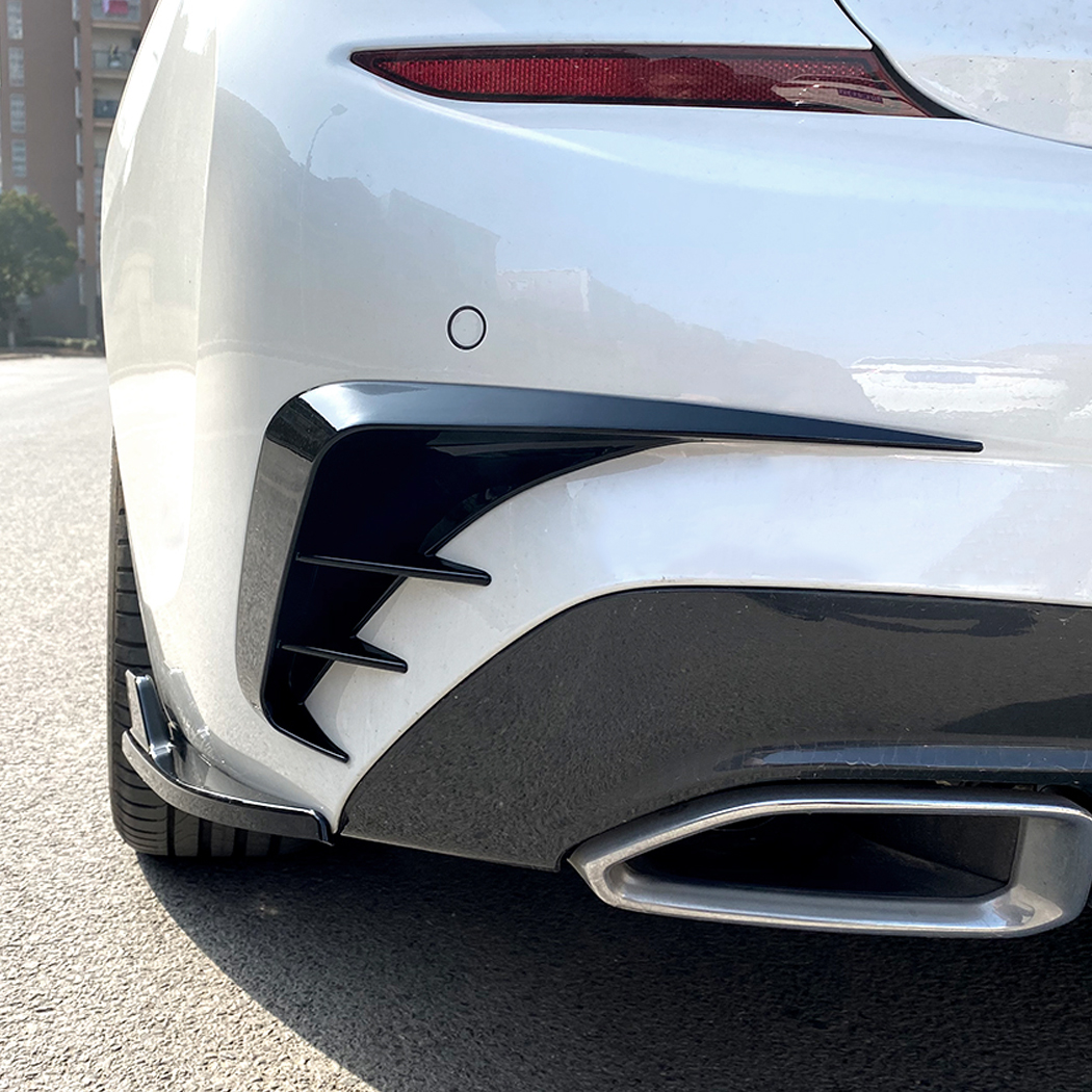 AMP-Z Rear Bumper Fins Spoiler Canards For BMW 3 Series G20 2019-2022