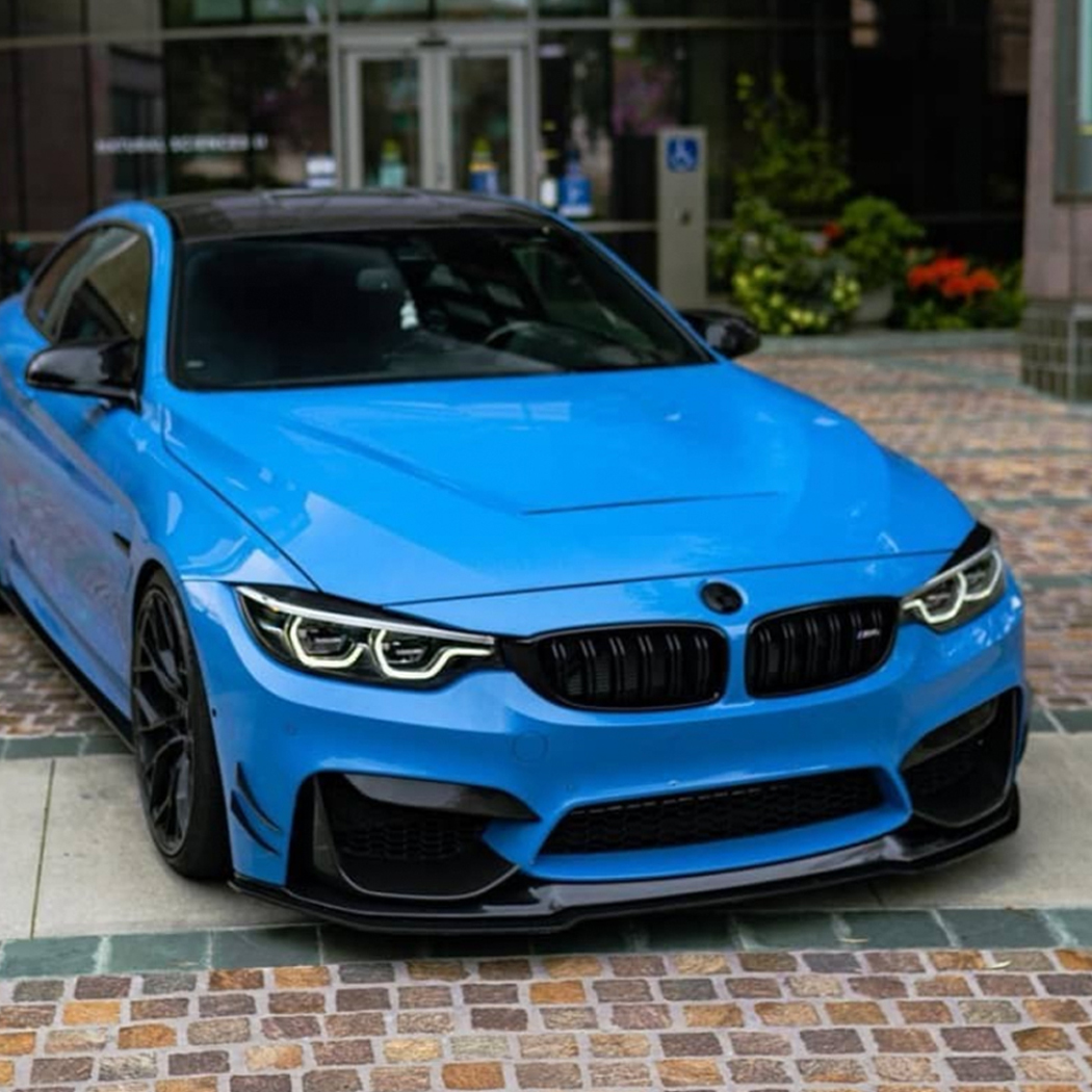 AMP-Z Front Bumper Lip Spiltter For BMW 3 Series F80 F82 F83 2015-2020