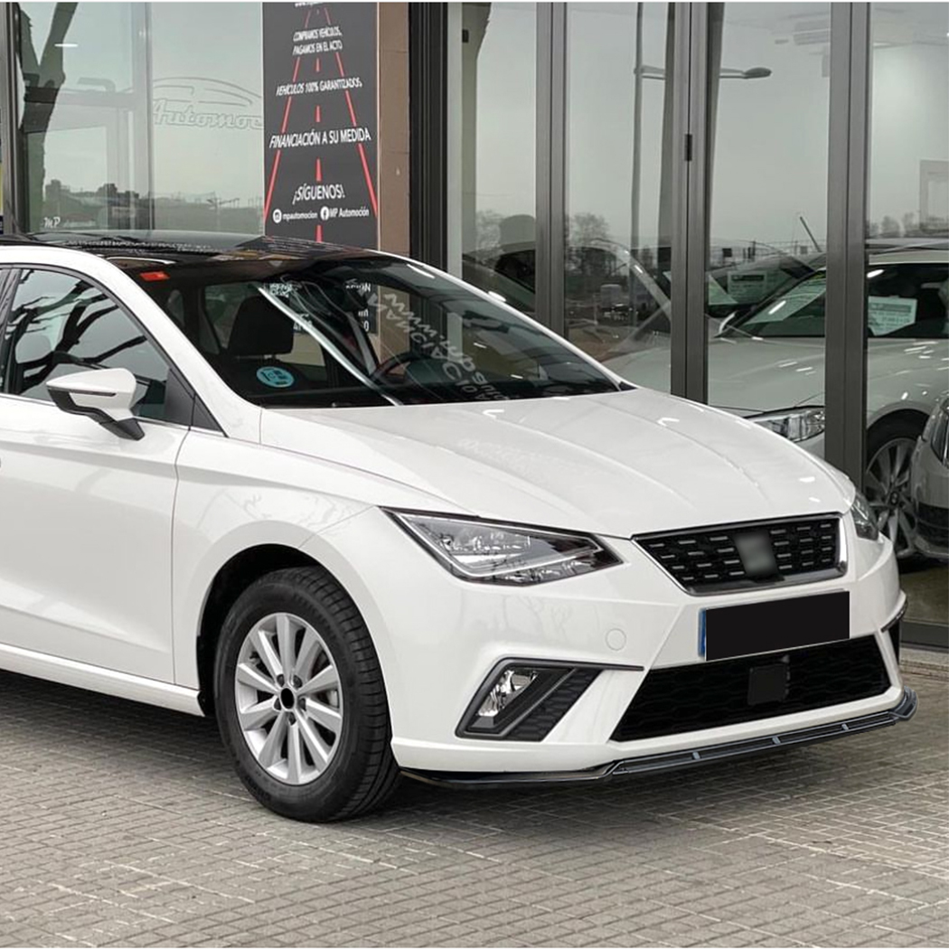 AMP-Z Front Bumper Lip Spiltter For Seat Ibiza MK5 Standard/FR 2018+