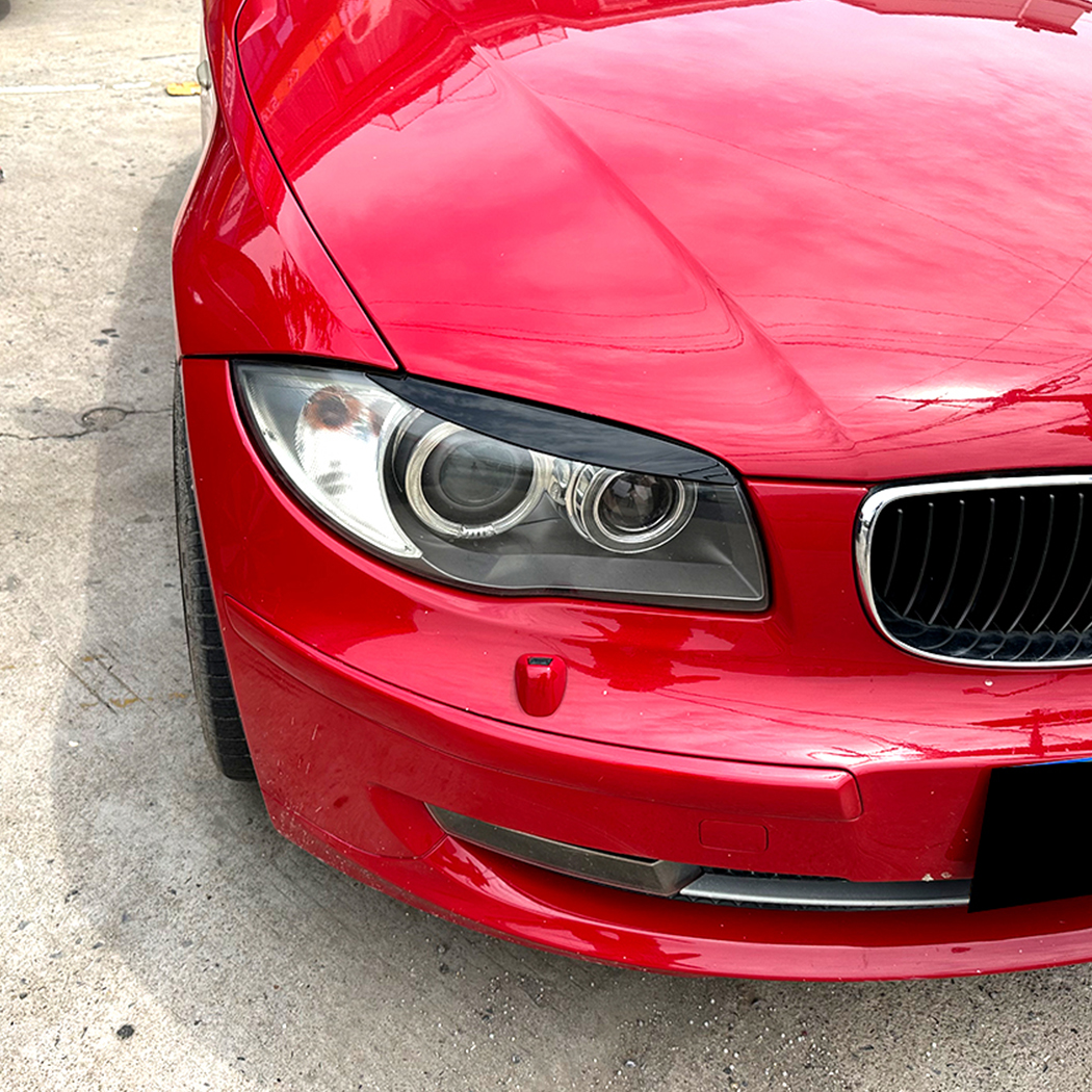 AMP-Z Headlight Eyebrows Eyelids Sticker For BMW 1 Series E81 E82 E87 E88 2006-2013