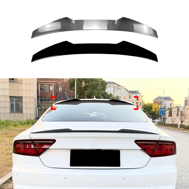 AMP-Z Rear Roof Wing Spoiler For Audi A7 S7 RS7 C7 2011-2017