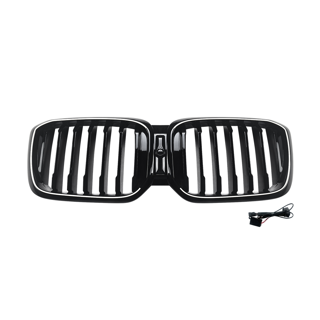 AMP-Z Front Bumper Grille Grill With Lights For BMW X3 G01 X4 G02 LCI 2022-2024