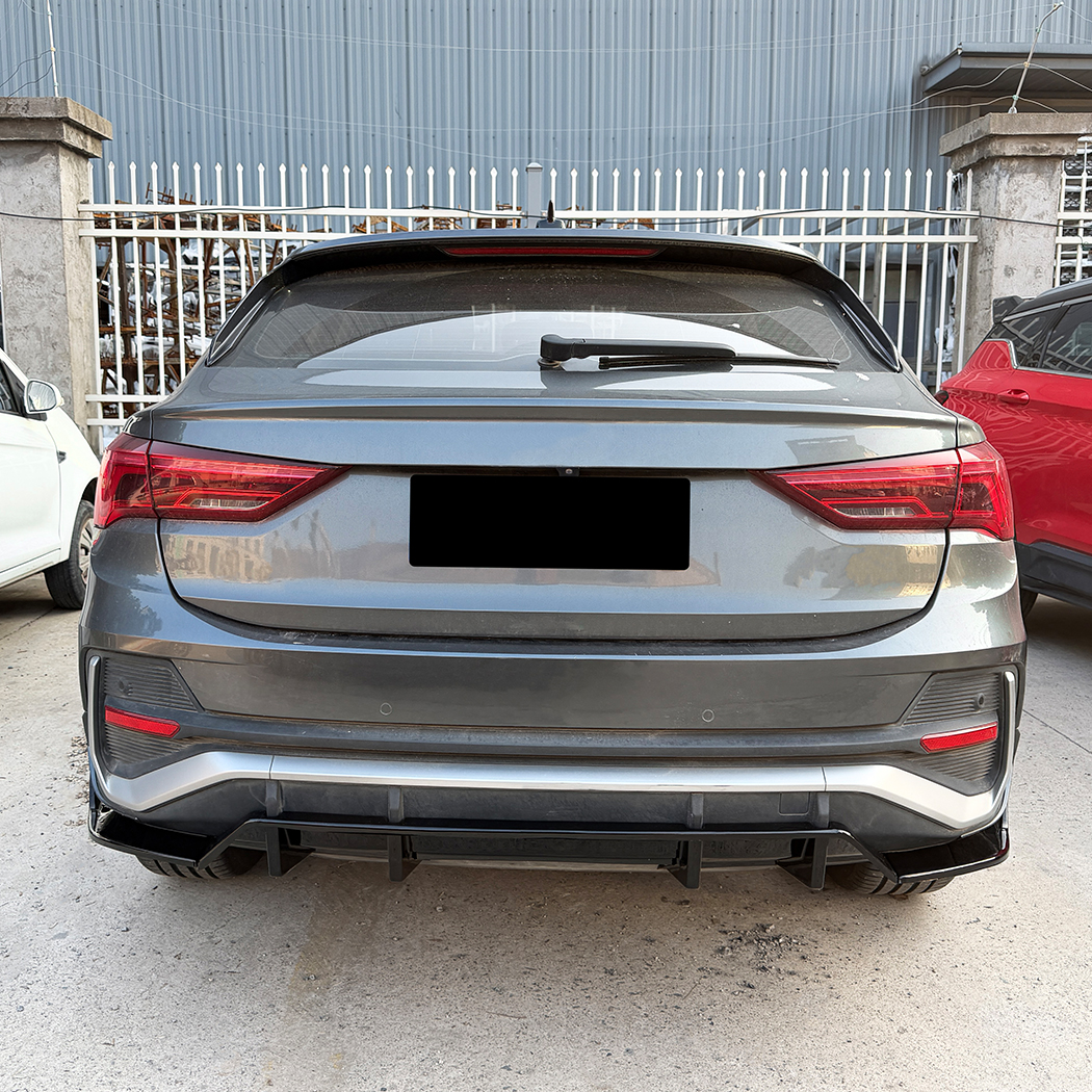 AMP-Z Rear Bumper Spoiler Lip For Audi Q3 F3 Sportback 2019+