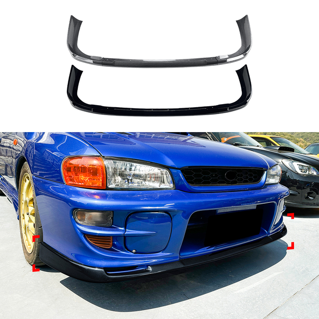 AMP-Z Front Bumper Lip Spiltter For Subaru Impreza WRX STI 1997-2001