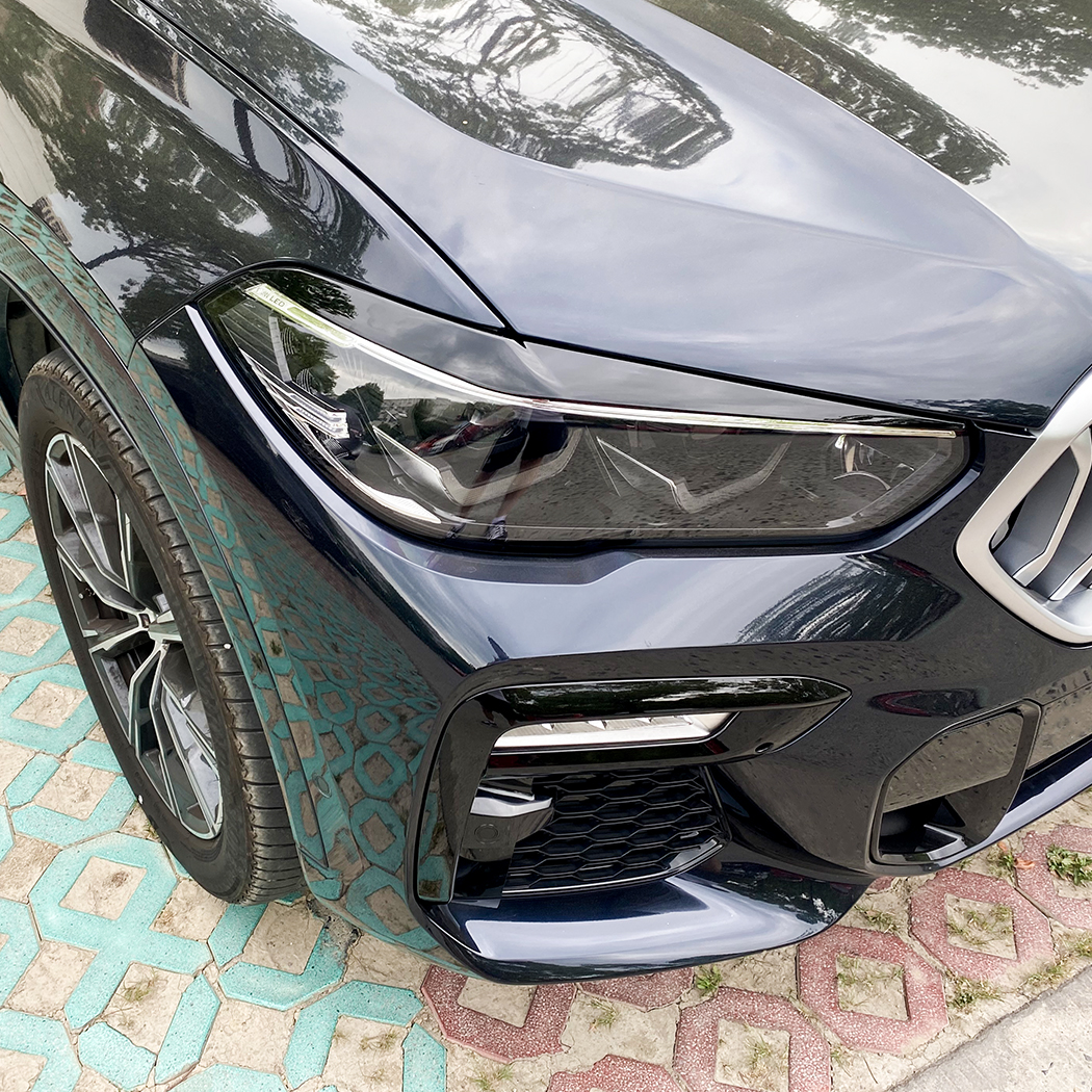 AMP-Z Headlight Eyebrows Eyelids Sticker For BMW X5 G05 X6 G06 2019+