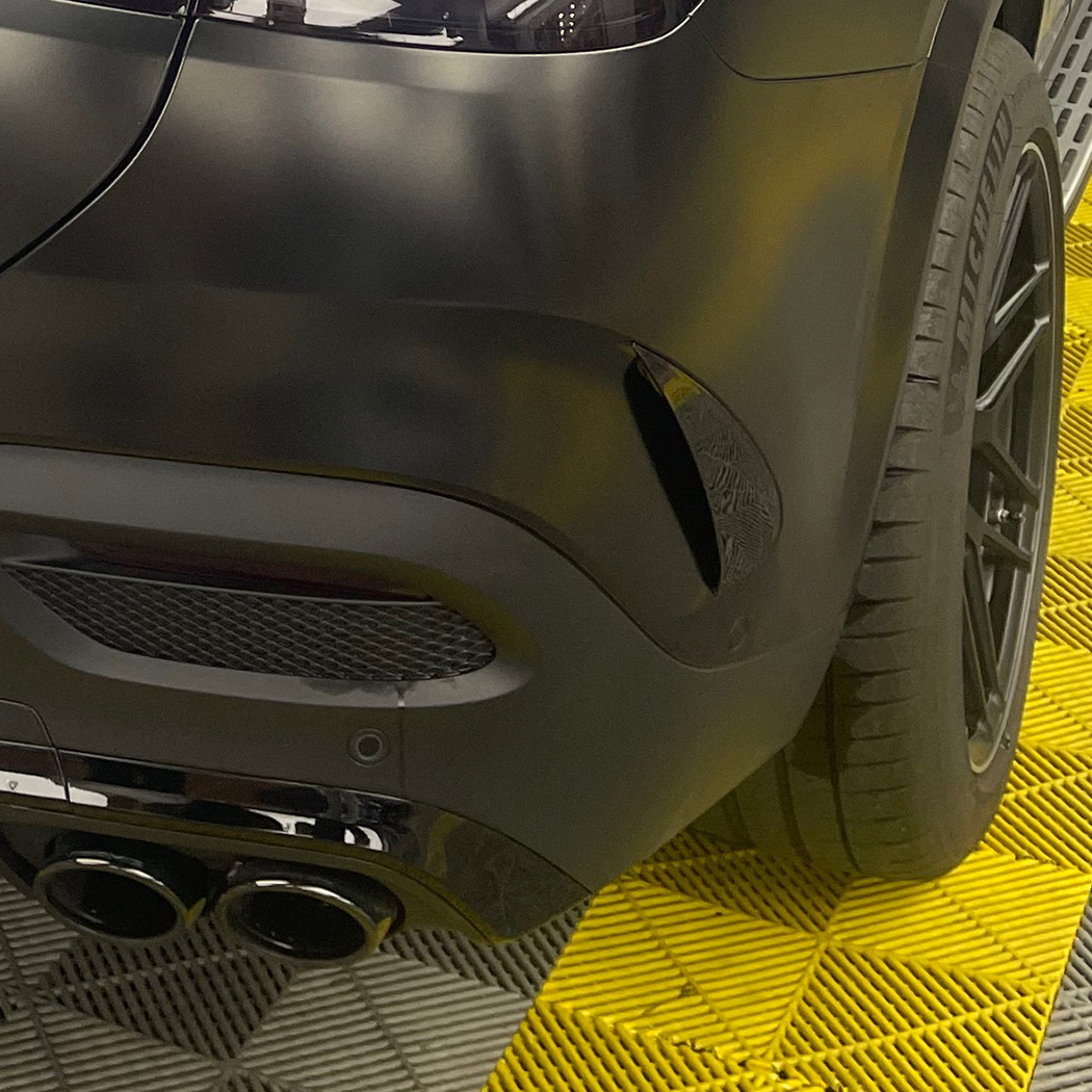 AMP-Z Rear Bumper Fins Spoiler Canards For Mercedes Benz GLE Class C167 AMG-Line 2019+