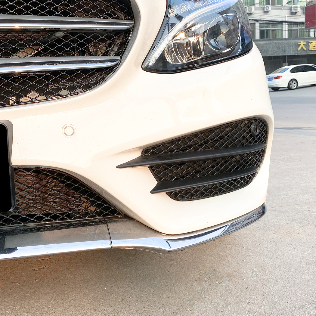 AMP-Z Front Bumper Grille Grill For Mercedes Benz C Class W205 C205 S205 Pre-Facelift AMG-Line 2015-2018