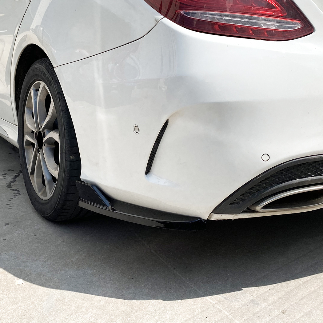 AMP-Z Rear Side Splitter Sticker For Mercedes Benz W205 Sedan 2015-2021
