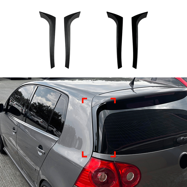 AMP-Z الخلفي سقف جناح المفسد لـ VW Golf MK5 GTI R32 2003-2008