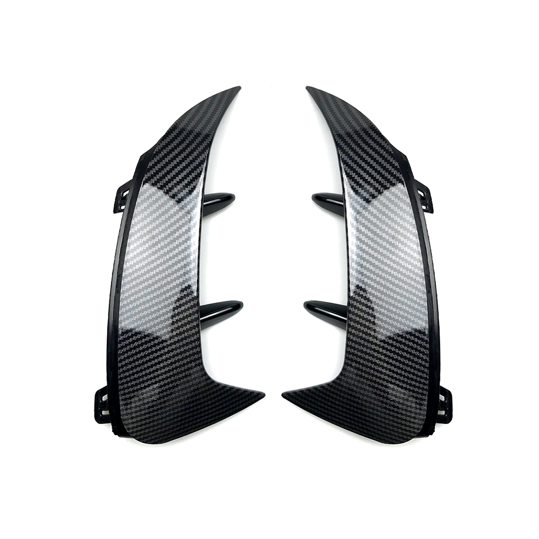 AMP-Z Rear Bumper Fins Spoiler Canards For Mercedes Benz A Class W177 Hatchback AMG Line 2018+