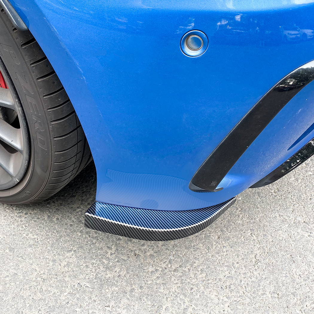 AMP-Z Rear Side Splitter Sticker For Mercedes Benz A Class W176 AMG Line 2013-2018