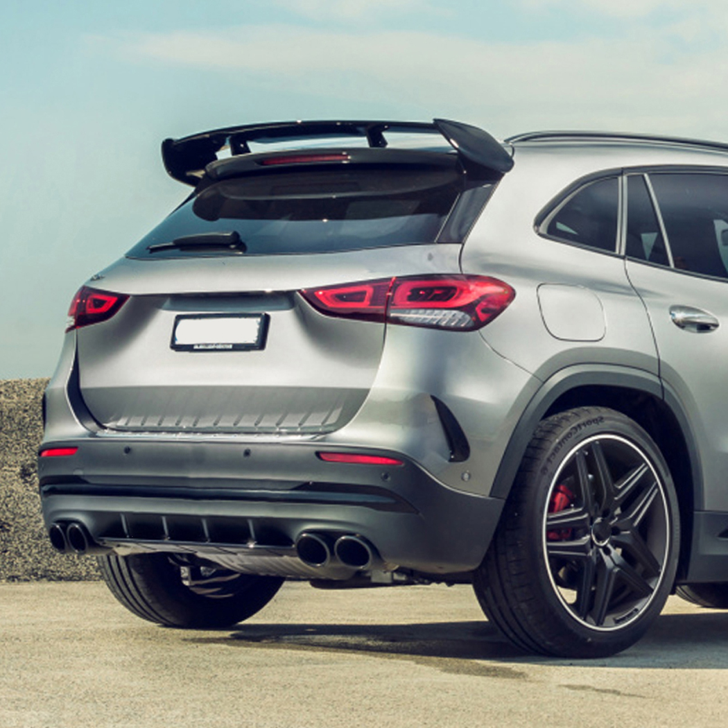 AMP-Z Rear Bumper Spoiler Lip For Mercedes Benz GLA Class GLA 180 200 220 GLA35 GLA45 H247 AMG-Line 2020+