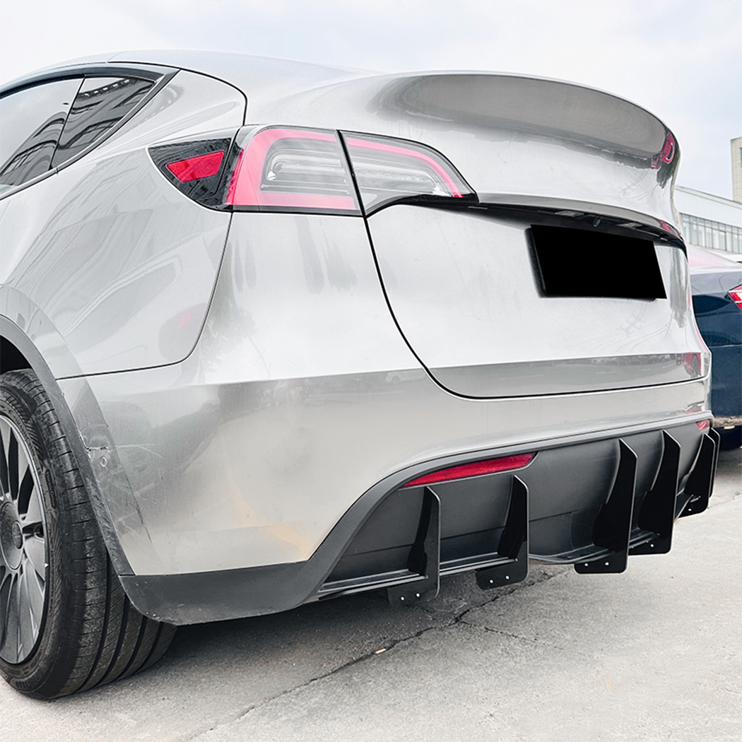 AMP-Z Rear Bumper Spoiler Diffuser Valance Lip For Tesla Model Y 2019+