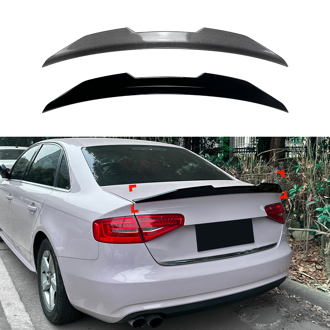 AMP-Z Rear Wing Spoiler PSM Style For Audi A4 B8 2009-2016