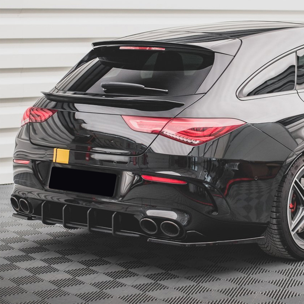 AMP-Z Rear Bumper Spoiler Diffuser Valance Lip For Mercedes Benz CLA Class CLA35 CLA45 AMG 2020+